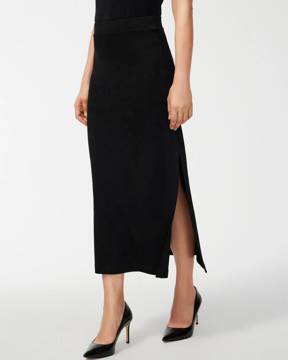 Petite Travelers Side Slit Maxi Skirt | Chico's Petite Travelers Side Slit Maxi Skirt | Chico's